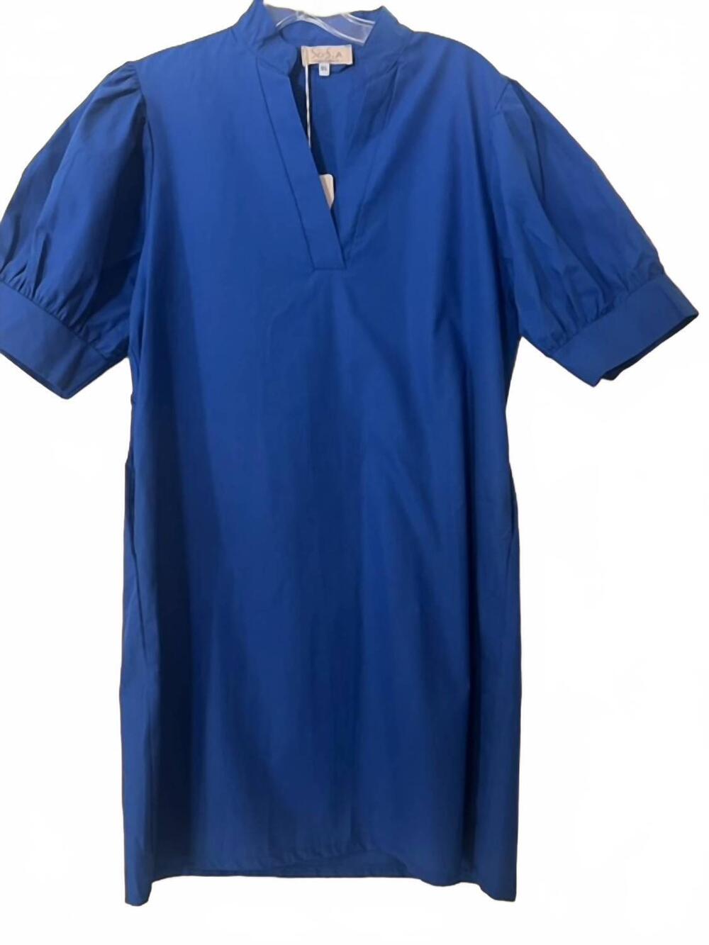 NEW SOFIA women's mary dress in indigo